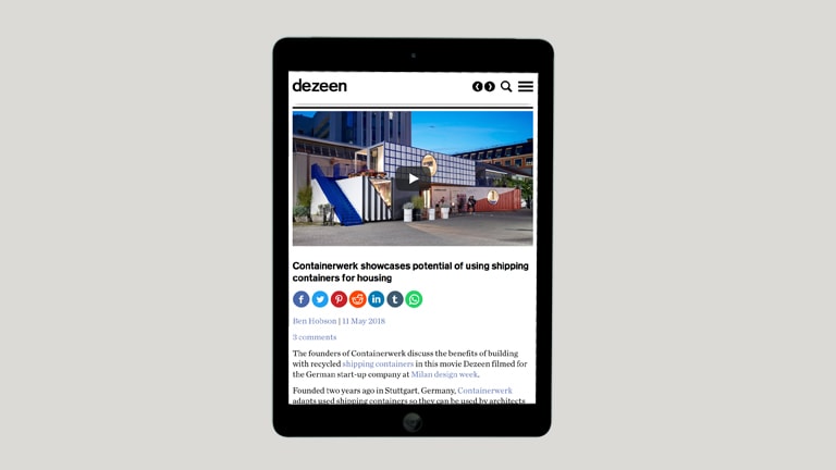 dezeen 05 I 2018
