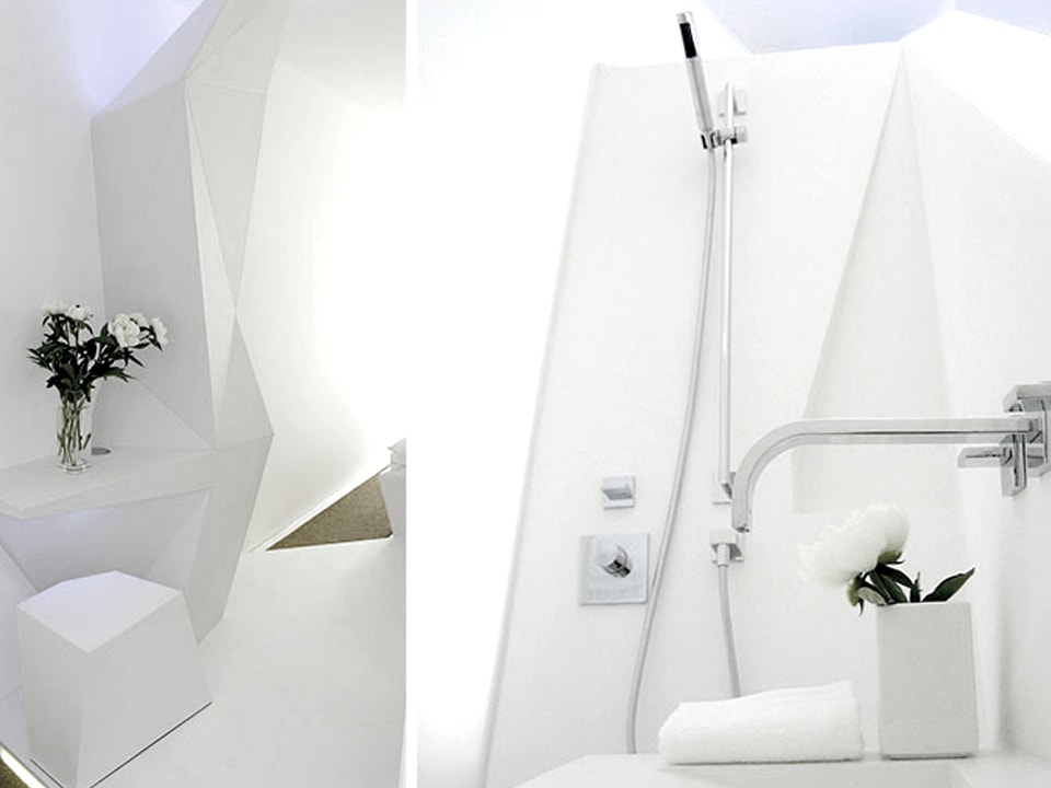 Hotelzimmer der Zukunft, eingebaut in einen Seecontainer für das Fraunhofer-Institut, 2008